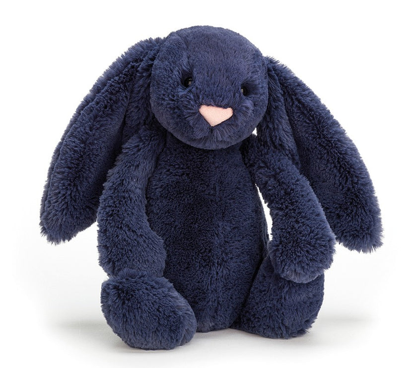 Jellycat Bashful Navy Bunny - Small H18cm