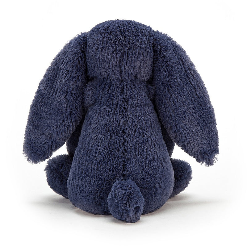 Jellycat Bashful Navy Bunny - Small H18cm-3