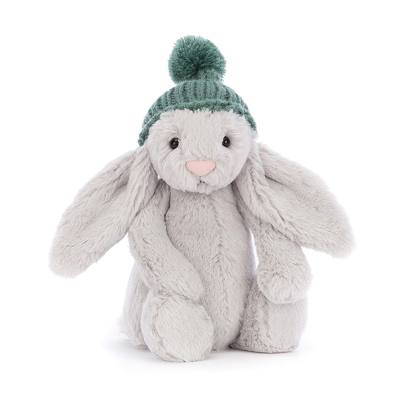 Jellycat Bashful Toasty Bunny Silver - Small H18cm-1