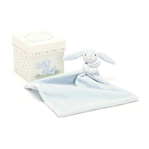 JellyCat My First Blue Bunny Soother | Little Baby.