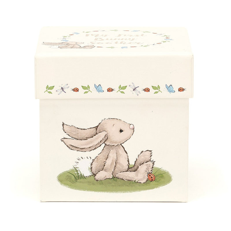 JellyCat My First Beige Bunny Soother - H34cm | Little Baby.