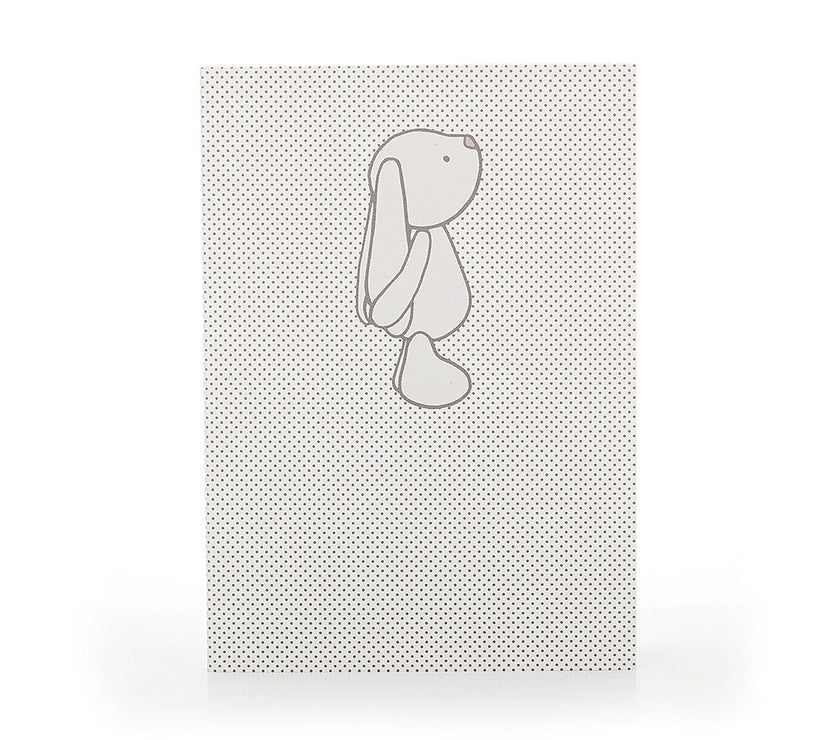 JellyCat Bashful Bunny Beige Spots A6 Note Book | Little Baby.