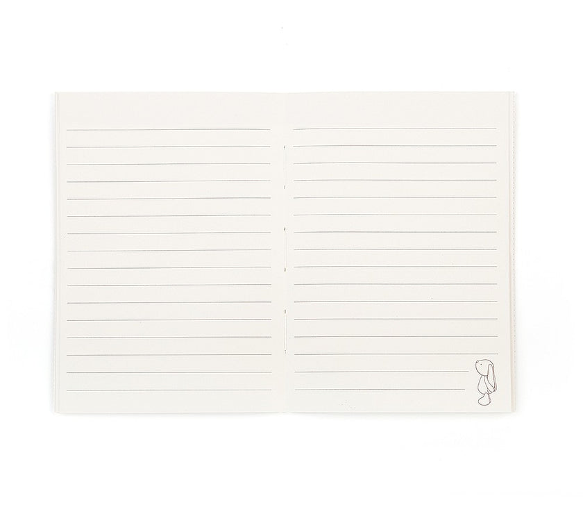 JellyCat Bashful Bunny Beige Spots A6 Note Book | Little Baby.