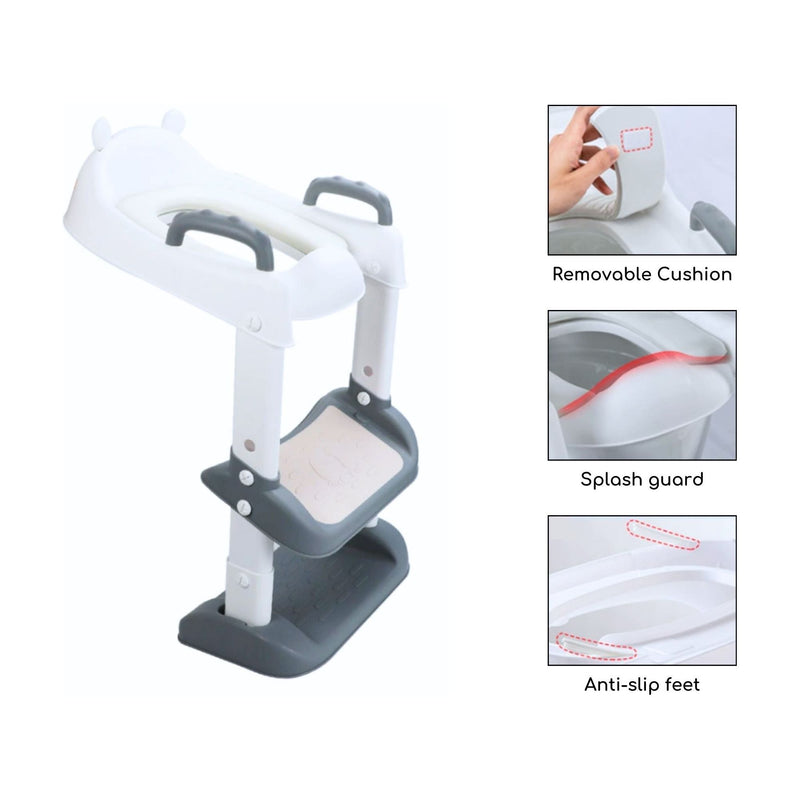 Bonbijou Training Potty Seat With Foldable Step Ladder-4