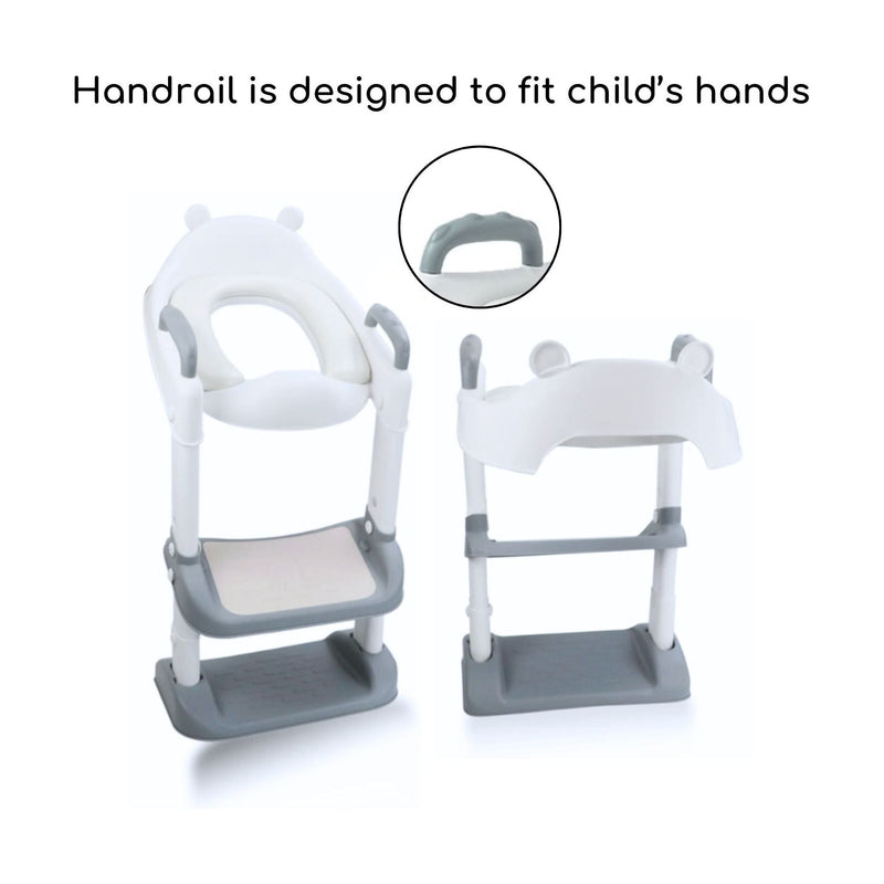 Bonbijou Training Potty Seat With Foldable Step Ladder-5