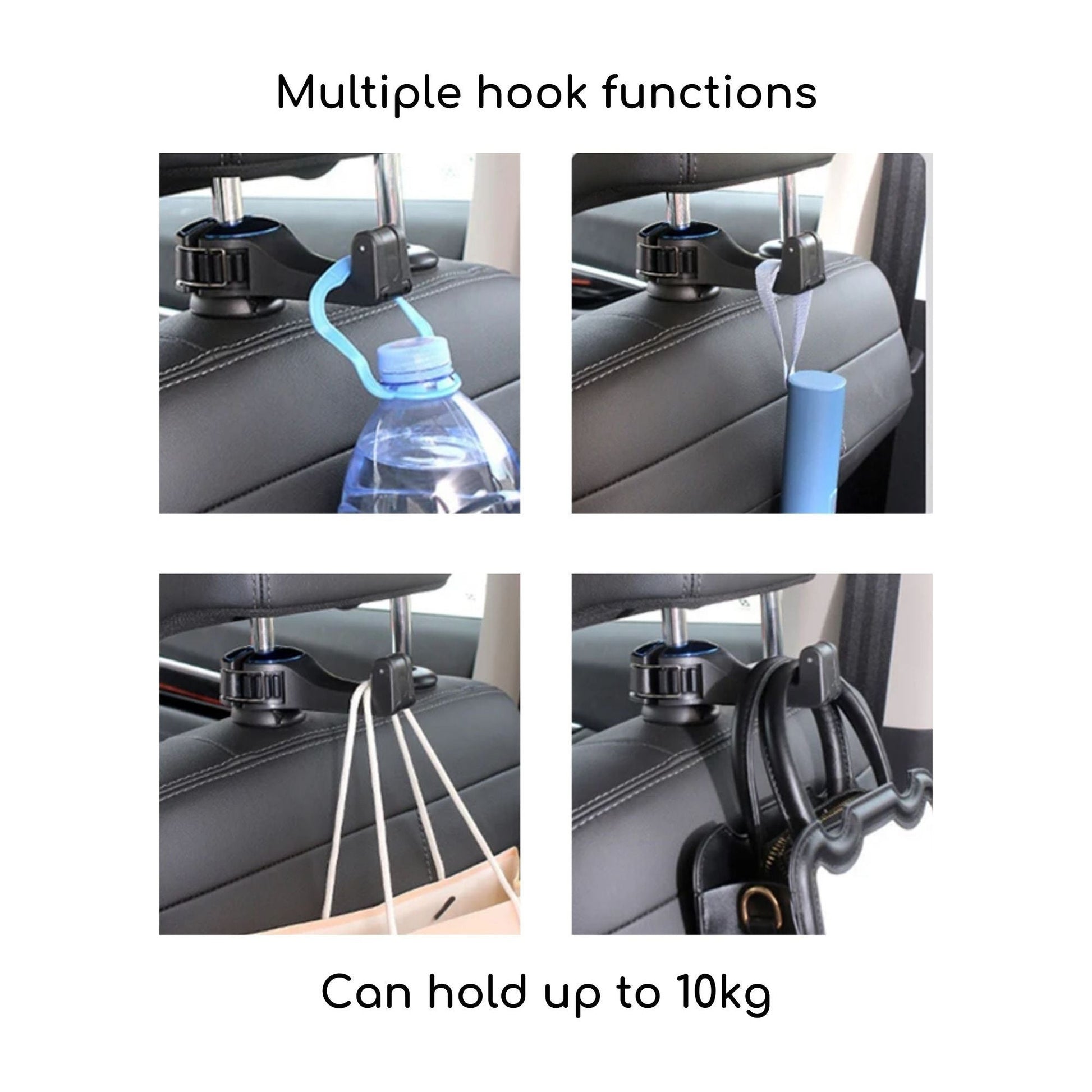 Bonbijou Multifunctional Car Hook With Mobile Phone Holder-5