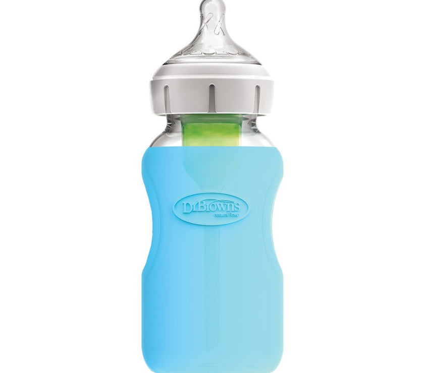 Dr. Brown’s Natural Flow Options+ Glass Baby Bottle Sleeve (Wide-Neck)