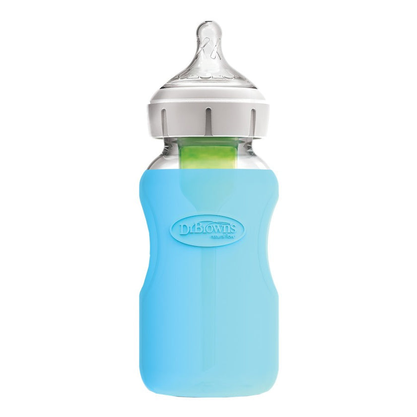 Dr. Brown’s Natural Flow Options+ Glass Baby Bottle Sleeve (Wide-Neck)