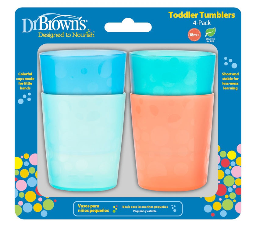 Dr. Brown’s Designed to Nourish Toddler Tumblers 4pcs