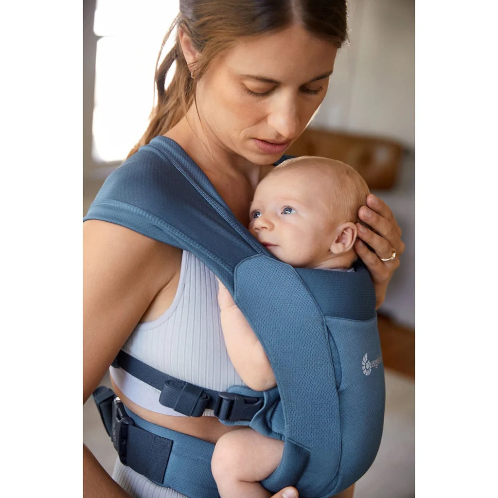 Ergobaby Embrace Soft Air Mesh Newborn Baby Carrier (Assorted Designs)-10