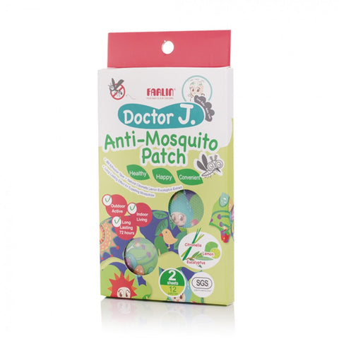 Farlin Doctor J. Anti-Mosquito Patch - Citronella, Lemon & Eucalytus | Little Baby.