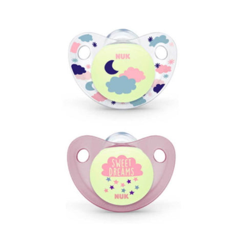 NUK Night/Day Silicone Soother (Assorted Designs)