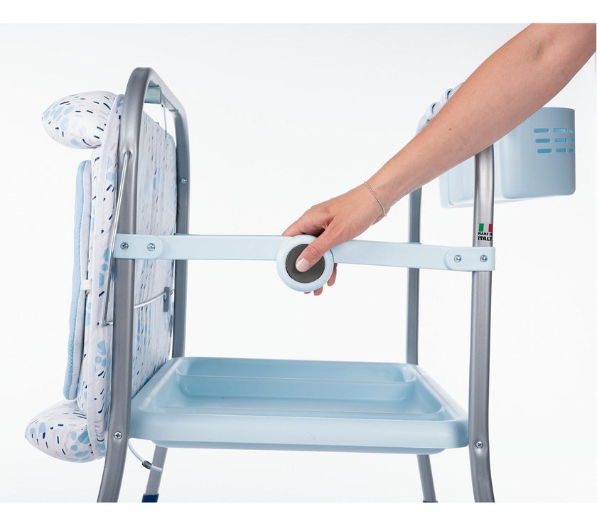 Chicco Cuddle & Bubble Comfort Baby Bathtub / Changing Station Ocean | Little Baby.