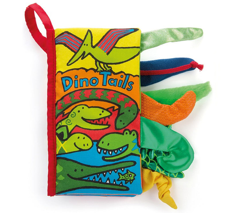 JellyCat Dino Tails Book | Little Baby.