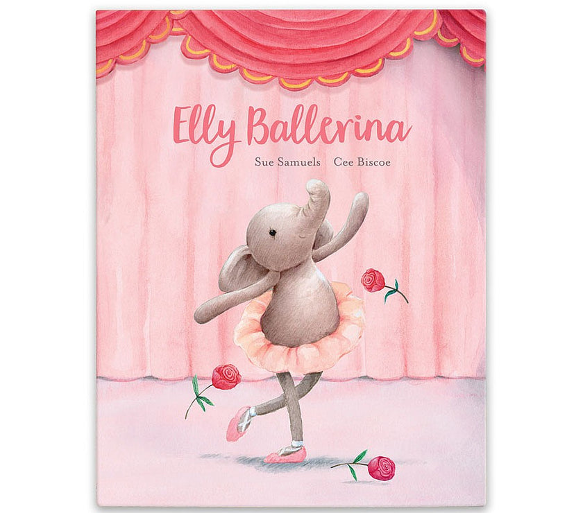 JellyCat Elly Ballerina Book | Little Baby.