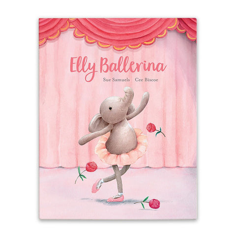JellyCat Elly Ballerina Book | Little Baby.