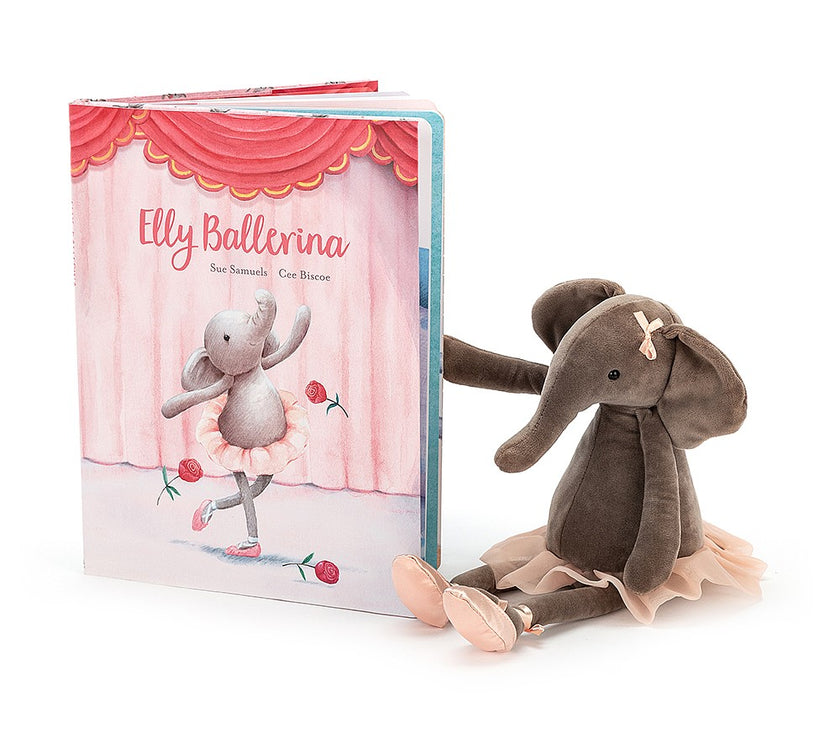 JellyCat Elly Ballerina Book | Little Baby.