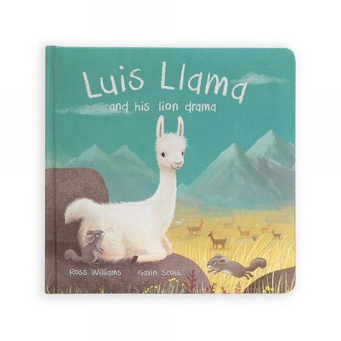 JellyCat Luis Llama Book