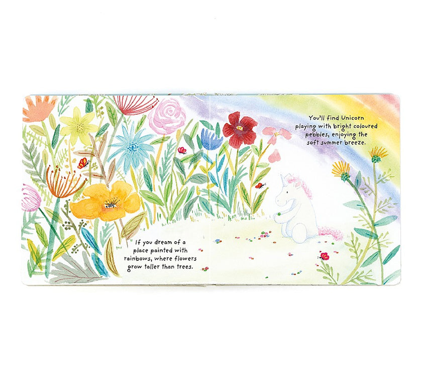 JellyCat Unicorn Dreams Book | Little Baby.