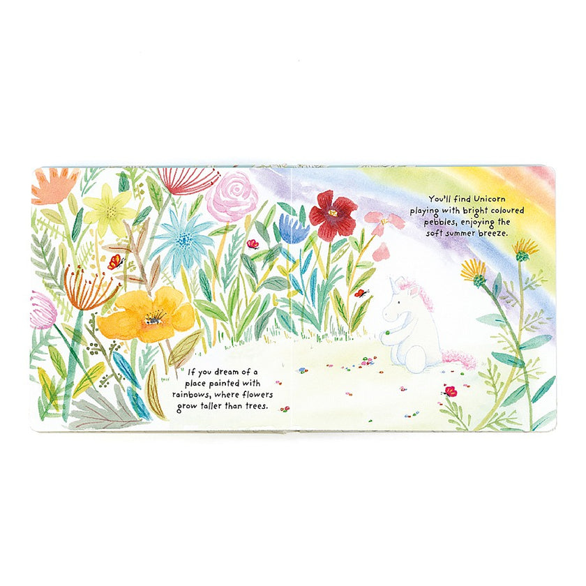 JellyCat Unicorn Dreams Book | Little Baby.