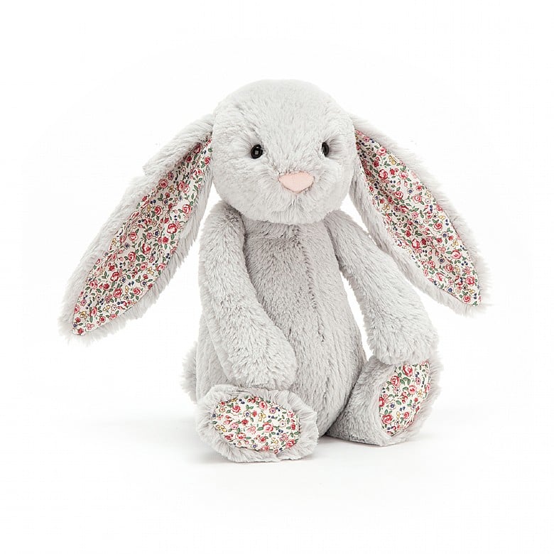 Jellycat Blossom Silver Bunny Baby H13CM-1