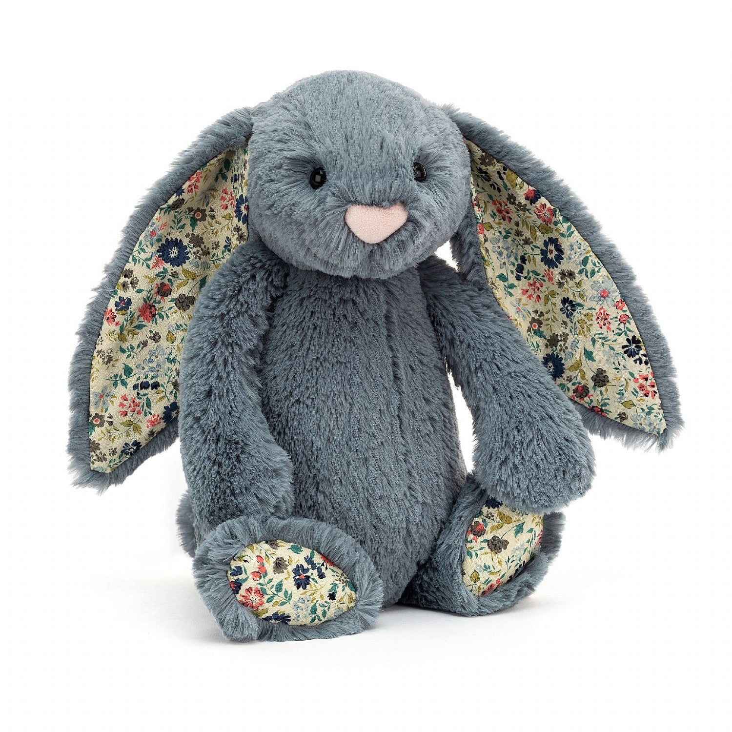 JellyCat Blossom Dusky Blue Bunny - Medium H31cm | Little Baby.