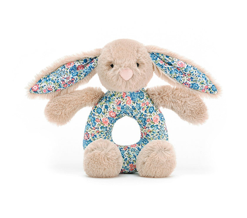 JellyCat Blossom Beige Bunny Grabber - H13cm | Little Baby.