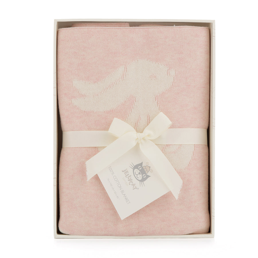 JellyCat Bashful Pink Bunny Blanket (Boxed) | Little Baby.