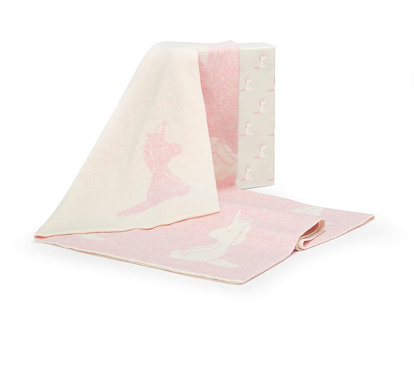 JellyCat Bashful Unicorn Blanket (Boxed) | Little Baby.