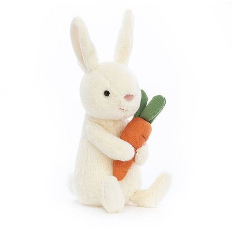 JellyCat Bobbi Bunny With Carrot - H18cm