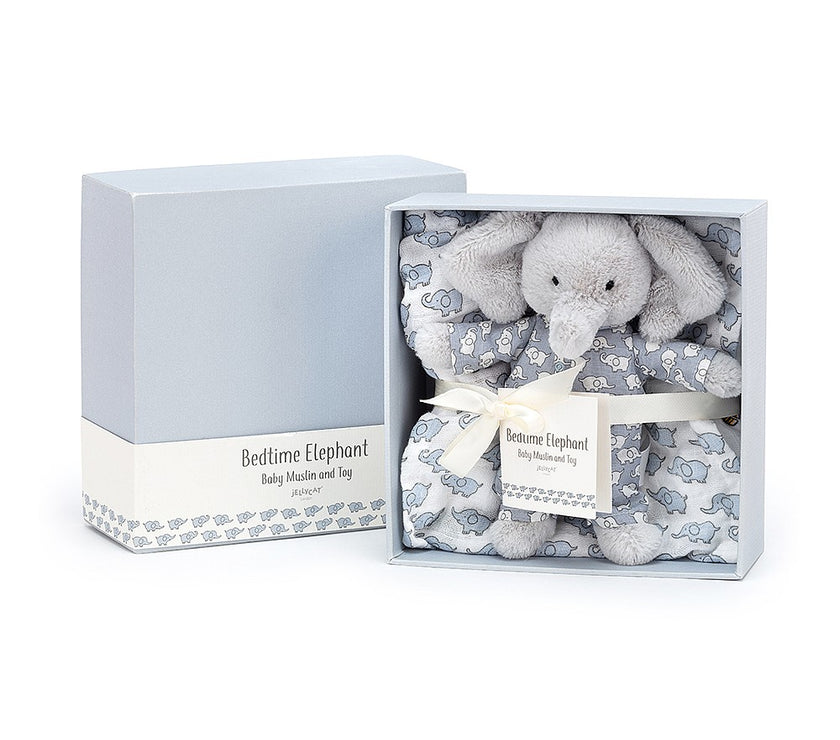 JellyCat Bedtime Elephant Gift Set | Little Baby.