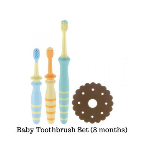 Richell Baby Toothbrush Two Set 8 month
