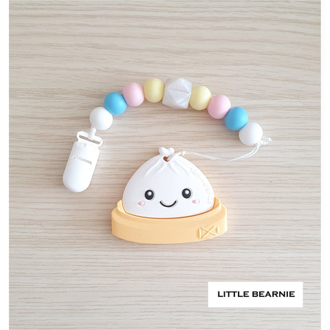 Little Bearnie Modern Baby Teether Clip Set - Bao-licious | Little Baby.