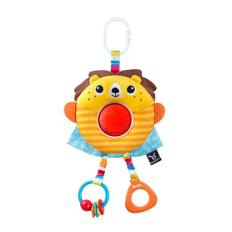 Benbat Dazzle Friends Multi-Skills Travel Toy - Lion | Little Baby.