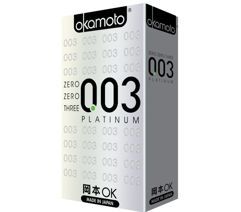 Okamoto Condoms 003 Platinum 10s | Little Baby.