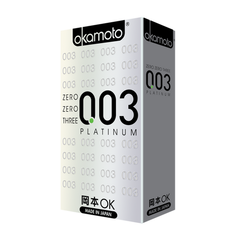 Okamoto Condoms 003 Platinum 10s | Little Baby.