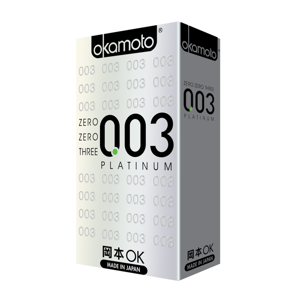 Okamoto Condoms 003 Platinum 10s | Little Baby.