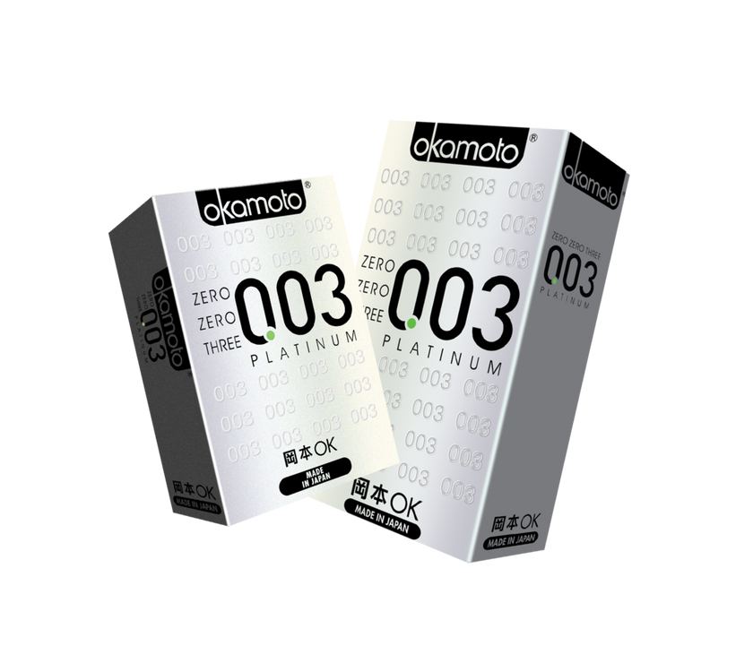 Okamoto Condoms 003 Platinum 10s | Little Baby.