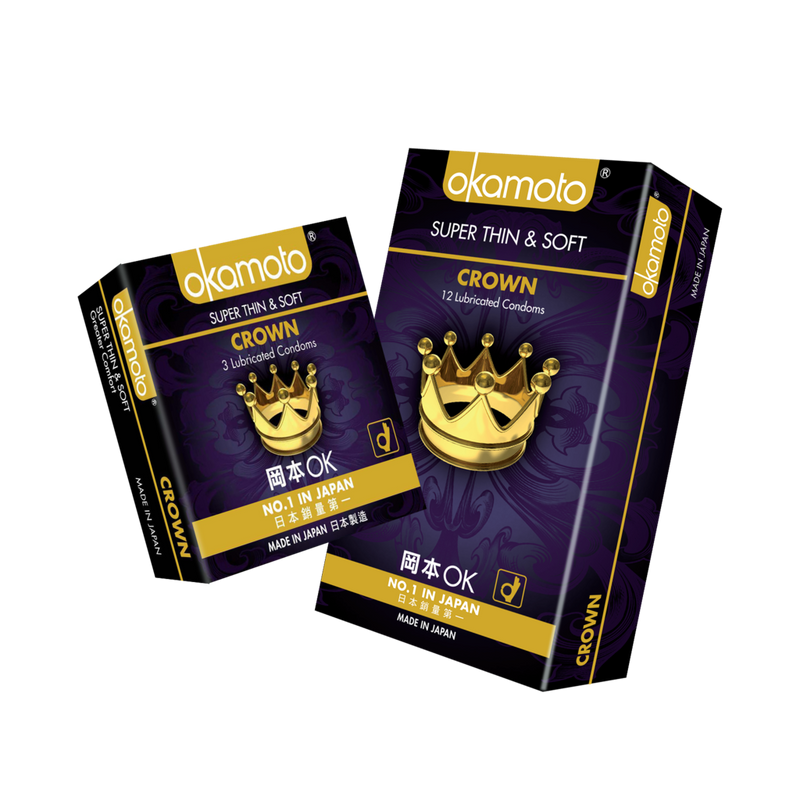 Okamoto Condoms Crown 12s | Little Baby.