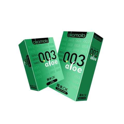 Okamoto Condoms 003 Aloe Pack 10s | Little Baby.