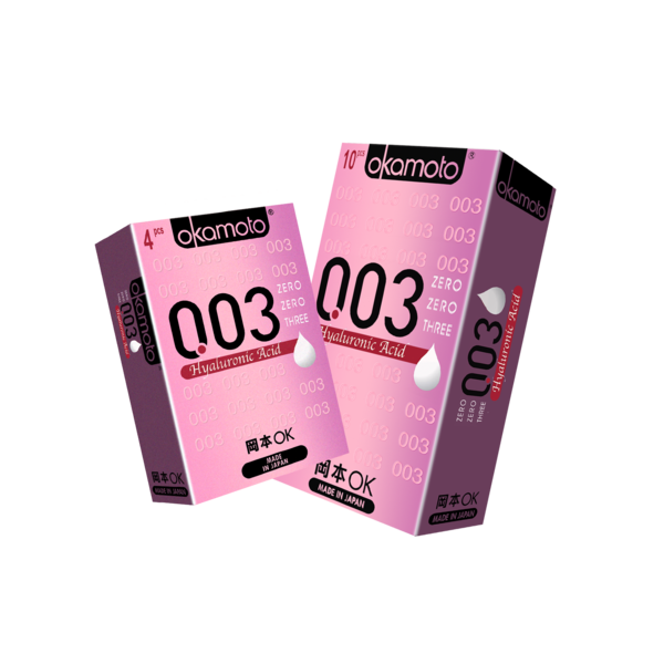 Okamoto Condoms 003 Hyaluronic Acid 10s | Little Baby.