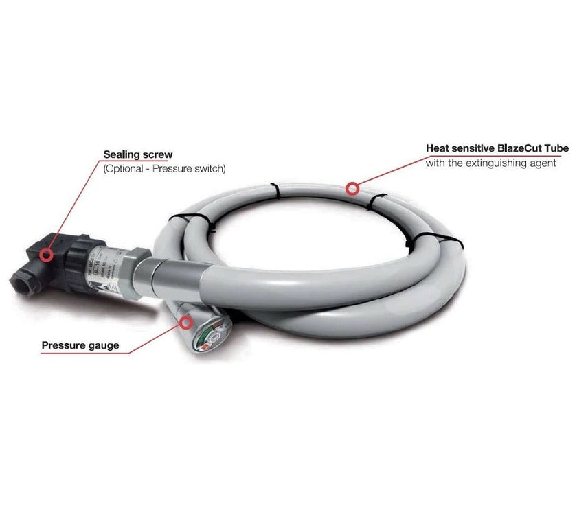 FALCON BlazeCut Automatic Fire Suppression system - T-Series (2 m) -Supply & Install | Little Baby.