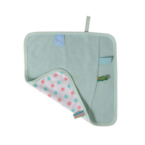 Snoozebaby Burping Cloth - Organic Mint | Little Baby.