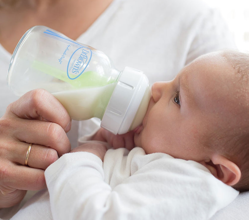 Dr. Brown’s Natural Flow® Anti-Colic Options+™ Wide-Neck Glass Baby Bottle