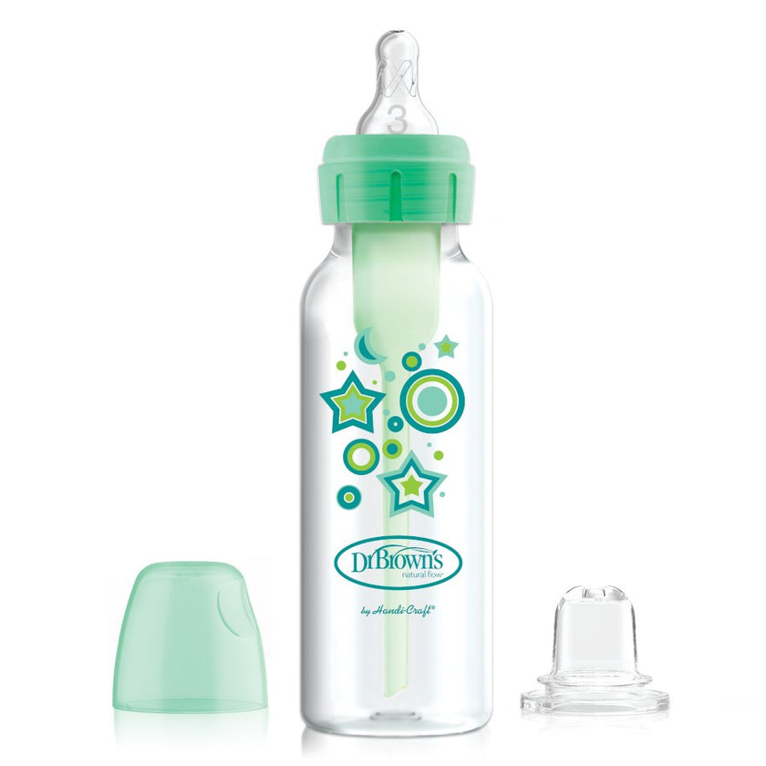 Dr. Brown’s Natural Flow Options+ Sippy Bottle Starter Kit (Assorted Designs)