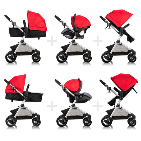 Evenflo Pivot® Modular Travel System w/ SafeMax Infant Car Seat