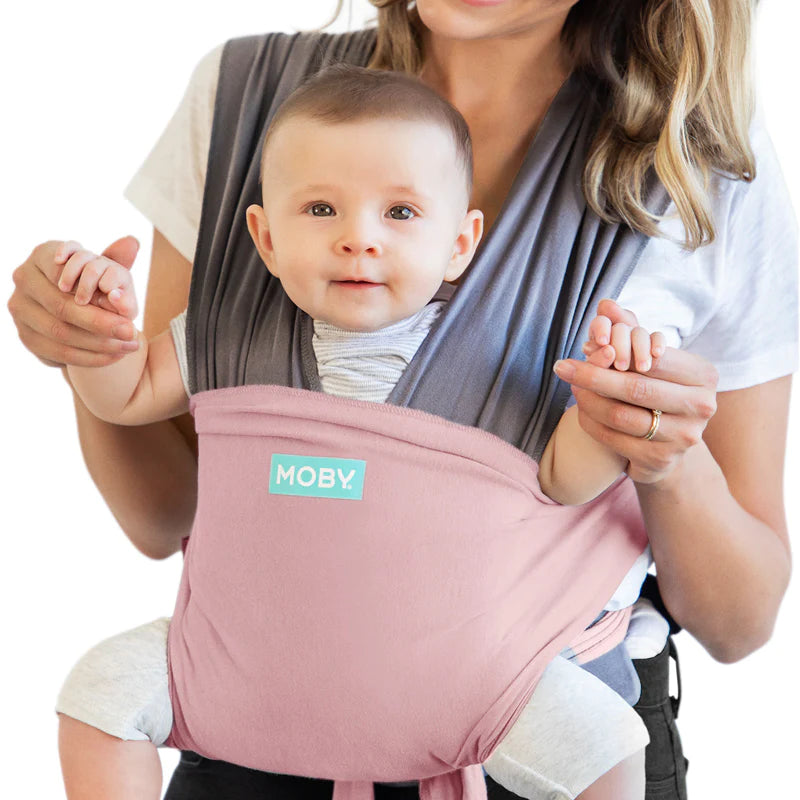 Moby Easy Wrap Carrier - Dusty Rose-4