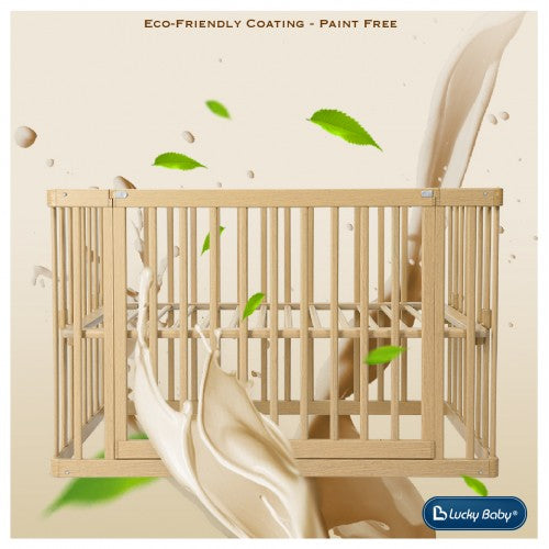 [Bundle] Lucky Baby Lettino Baby Cot & Allerfree Mattress - WHITE Only-7