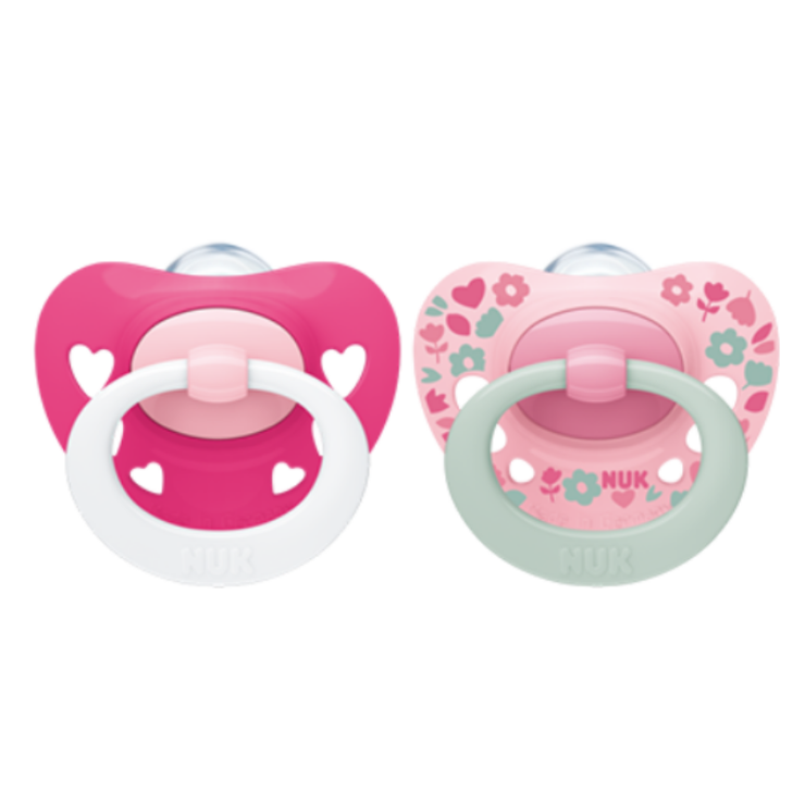 NUK Signature Silicone Soother (Assorted Designs)