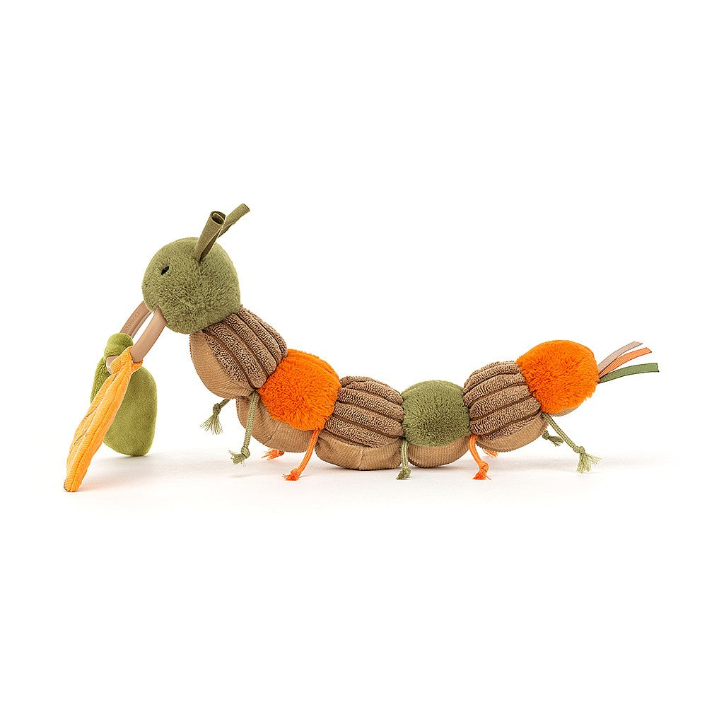 JellyCat Christopher Caterpillar Activity Toy - H12cm | Little Baby.
